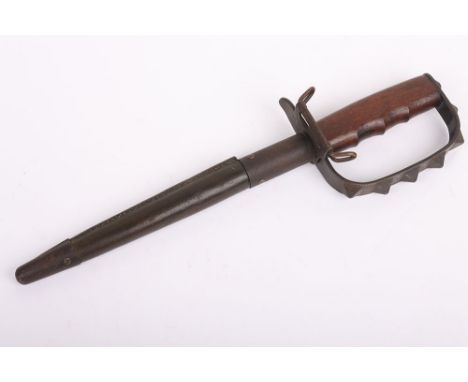 WW1 American 1917 L.F. & C (Landers Fray & Clark) Trench Knife, good example of a scarce WW1 trench knife. Housed in its orig
