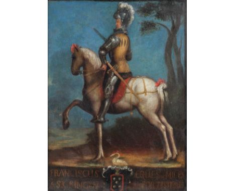 AFTER EBERHARD KIESERPortrait of Franciscus A Sickingen on horseback inscribed 'FRANCISCUS A SICKINGEN EQUES acMILES FORTISIM