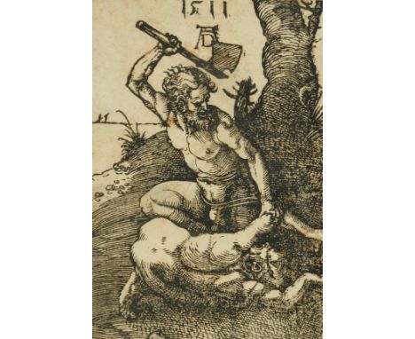 AFTER ALBRECHT DURERCain Killing Abel woodcut 11 x 8cm  Provenance Private collection, UK  Footnote This appears to be an 18t