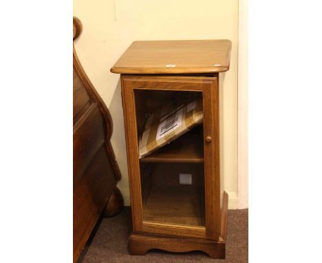 Ercol Warwick glazed door mini system cabinet