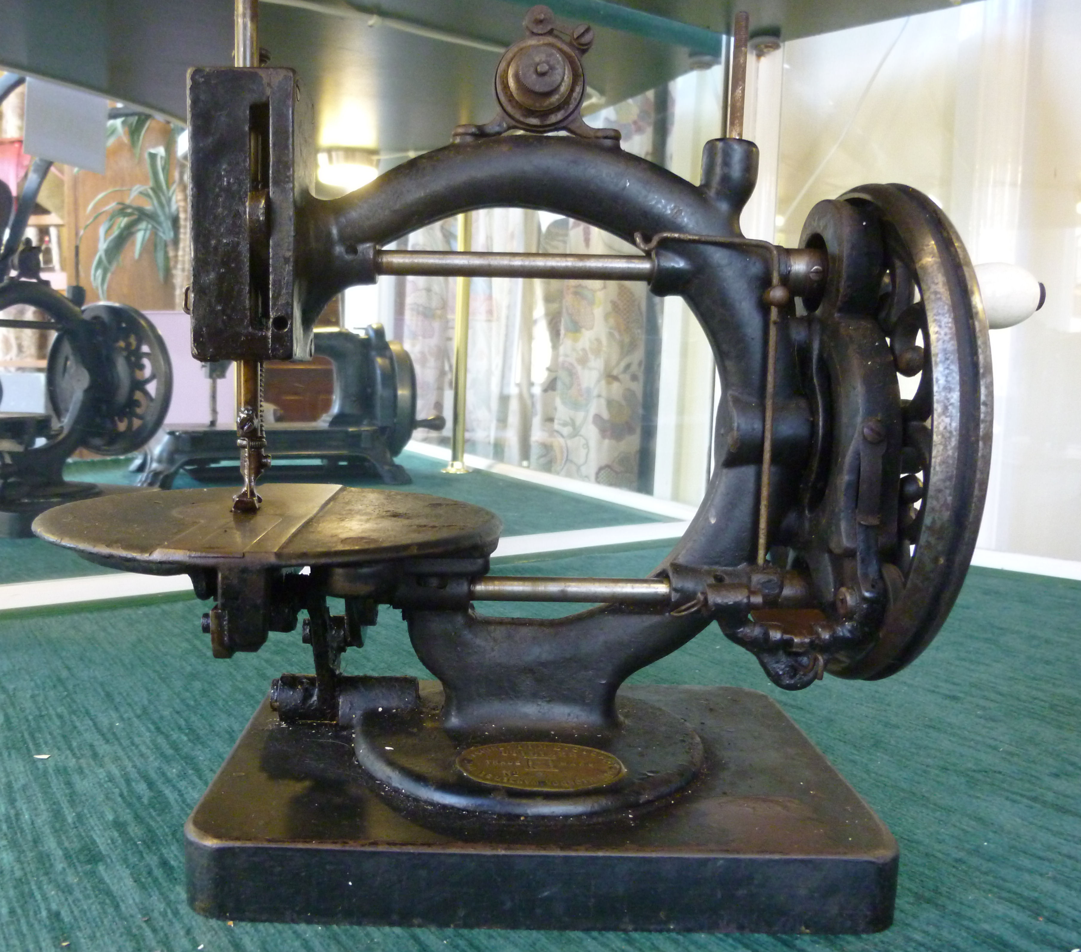 'The Little Wanzer' manual sewing machine, manufactured by RM Wanzer