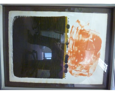 After Bernard Chase - 'Burnt Landscape'  lithograph, artist's proof, bears a pencil signature & dated 1965  30'' x 23'' in a 