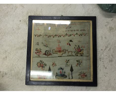 An 1848 sampler.