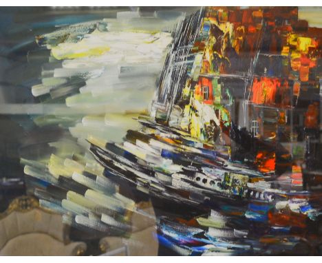 After Sergei Inkatov, Tall Wind, signed artist proof colour print, 1/1, 54 x 70cm.