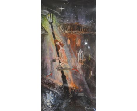 After Rosa Sepple, Promessa d'Amour, colour print from an Edition of 95, 28 x 77cm and Pole Dancer, from an Edition of 95, 56