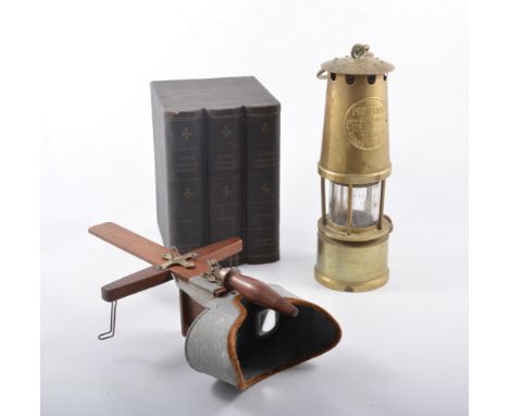 A Stereoscope and set of cards "Rome Through The Stereoscope" in a titled box resembling three books, "The Protector Patent S