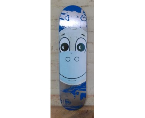 A Supreme skateboard deck, "Monkey Train", designed by Jeff Koons 2006, screen print, facsimile signature.Condition:- Unused 