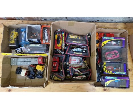 Approx. 24 assorted Scalextric cars. 