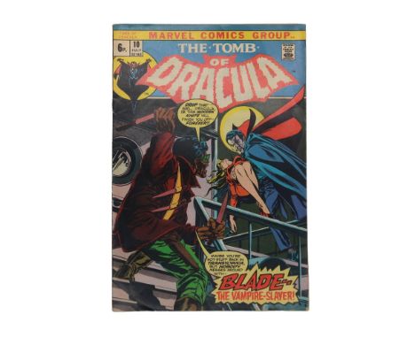 THE TOMB OF DRACULA #10 (MARVEL) Key issue, First appearance of Blade Condition Report:Available upon request