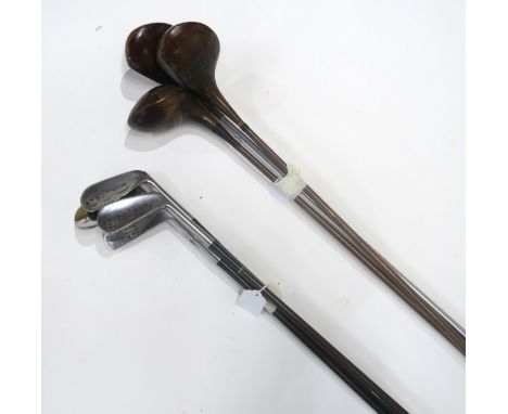 Assorted vintage golf clubs, with makers to include Forgan of St. Andrews Condition Report:Available upon request