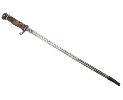 An Imperial German M1898 bayonet by Alex Coppel, Solingen, with pipe-back blade measuring approx. 52cm in length Condition Re