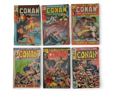 CONAN THE BARBARIAN (MARVEL) #5-6, 11-20, 21-22, 23-24 (first cameo and appearance of Red Sonja), 25-37, 41-53, 57-60, 63-64,