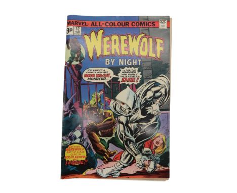 WEREWOLF BY NIGHT #32 (MARVEL) First appearance &amp; Origin of Moon Knight, 2-14, 20-39, 41 (33) Condition Report:Available 