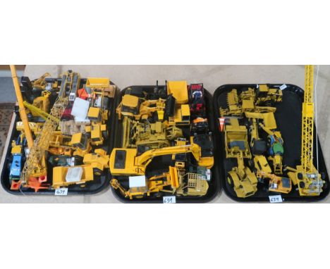 A collection of diecast model construction vehicles, to include examples by Joal, Norscot, Siku and others Condition Report:A