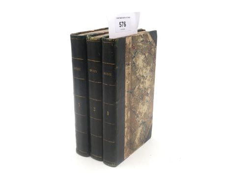 Ferrier, Susan&nbsp;Destiny; Or, the Chief's Daughter Robert Cadell, Edinburgh, 1831, first edition, three-volume set bound i