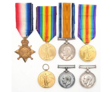 A WW1 medal group of three awarded to 2022 Pte. J.G. MacLean, Highland Light Infantry, comprising 1914-15 Star, British War M