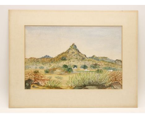 R. Booth FIVE SCENES IN INDIA, 1880's/ 90's One signed, inscribed Hathi Dari(?) and dated April 19, '93, watercolour, mounted