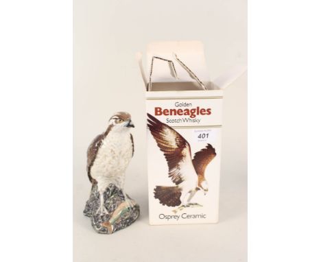 Boxed Beneagles Osprey ceramic Scotch whisky
