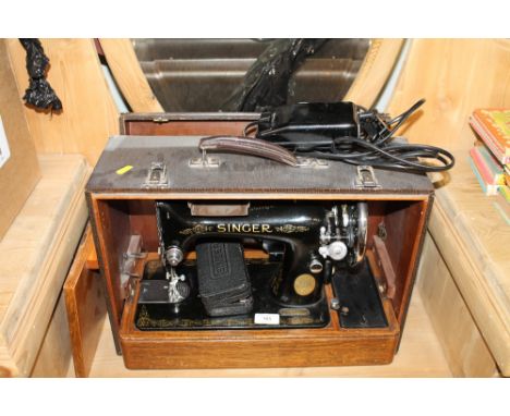A Singer sewing machine - sold as collector's item 