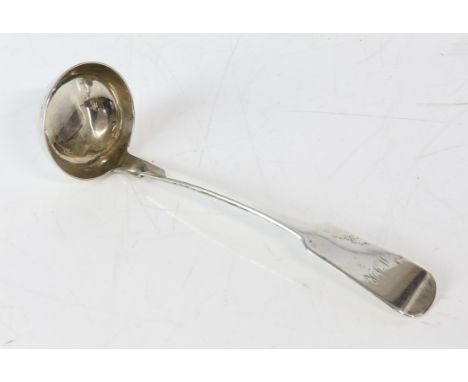 Scottish silver toddy ladle by Andrew Wikie, Glasgow 1845