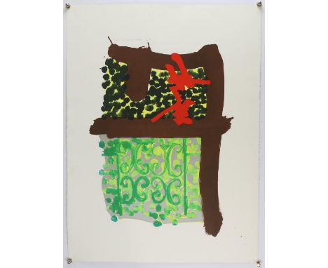 Stephen Barclay (b. 1961), untitled (1983), lithograph in colours, AP 2/8, signed in pencil to margin and bearing Sky Edition