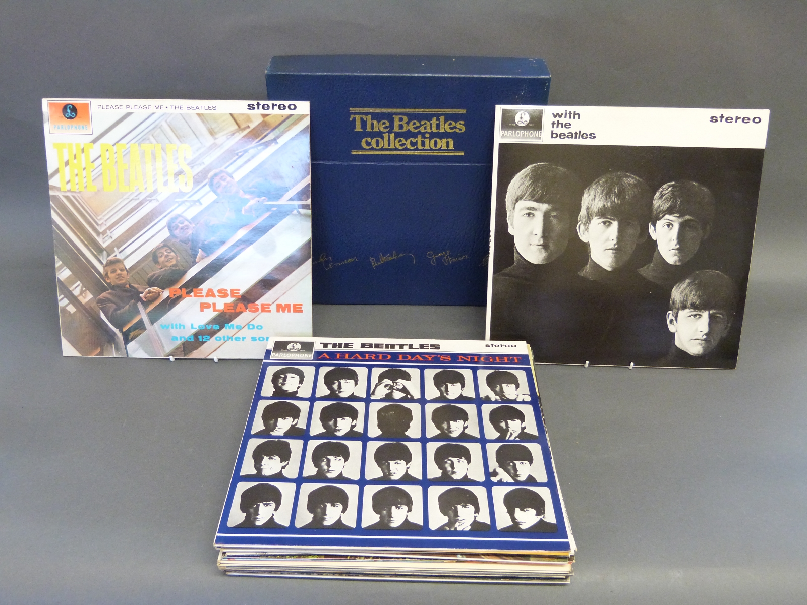 The Beatles Collection Blue Box Set Comprising 15 LP's, Condition Of ...