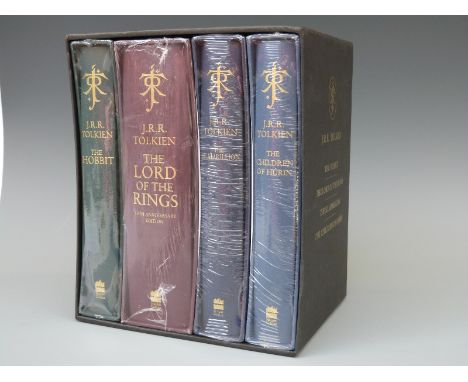 J.R.R. Tolkien Deluxe Limited edition set, comprising The Hobbit, Children of Hurin, The Lord of the Rings and Silmarillion. 