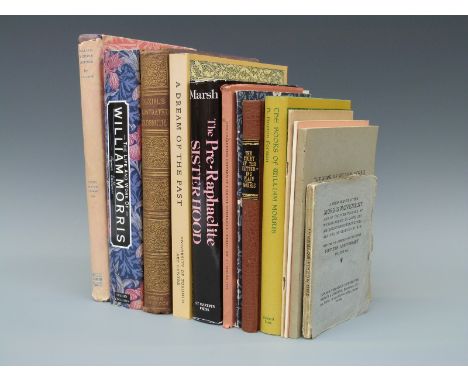 [William Morris] A Brief Sketch of the Morris Movement, privately printed 1911 wrappers, The Story of the Glittering Plain Li