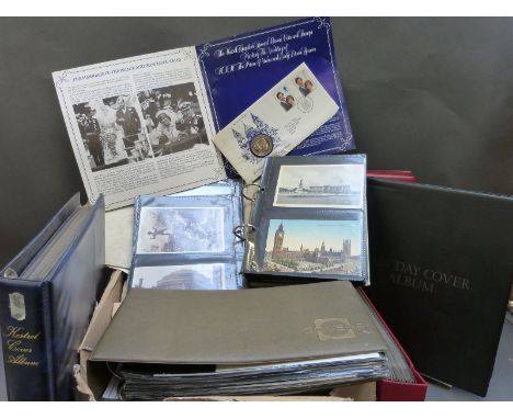 A large quantity of GB first day covers, loose and in albums