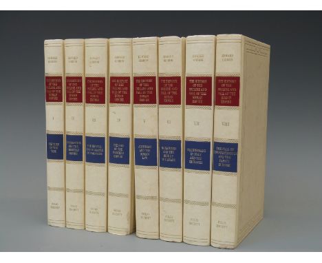 The Decline and Fall of the Roman Empire folio set of eight.