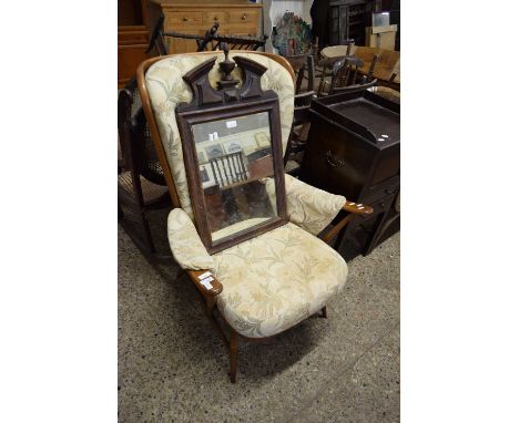 ERCOL STICK BACK ARMCHAIR