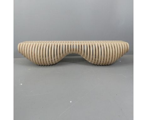 CARL FREDRIK SVENSTEDT - A parametric infinity bench or coffee table, the organic sculptural skeletal form in interlocked 17m