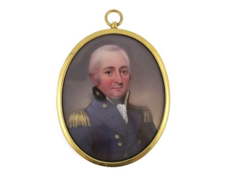 Henry Pierce Bone, R.A. (British, 1779-1855) Miniature portrait of Deputy Commissary General Thomson, formerly secretary to F