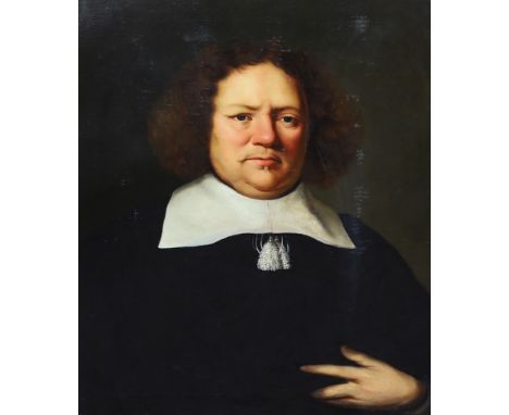 18th century Flemish School Portrait of a gentlemanoil on canvas70 x 59cm***CONDITION REPORT***Oil on canvas relined 10 - 20 