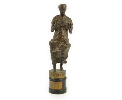 An Ivor Novello award presented to Laurel Music Co in recognition of 'March of the Mods', 1965, the bronze statuette engraved