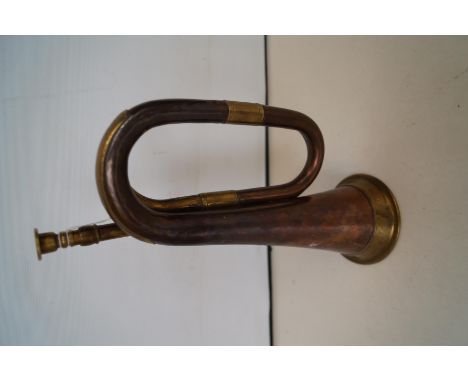 Copper and brass bugle