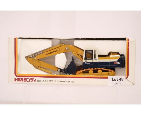 Manufacturer  - Tomica Dandy | Description - Komatsu PC200 Digger | Stock Code - N/A | Notes - | Scale - 1:43 | Certificate -