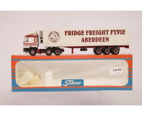 Manufacturer  - Tekno | Description - DAF 95 Reefer Trailer - Fridge Freight Fyvie | Stock Code - 910902 | Notes - | Scale - 