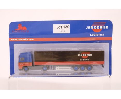 Manufacturer  - Lion  Toys | Description - DAF XF Box Trailer - Jan De Rijk | Stock Code -  | Notes - | Scale - 1:87 | Certif