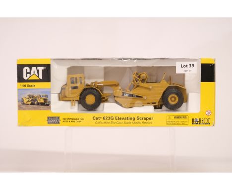 Manufacturer  - Norscot | Description - CAT 623G Elevating Scraper | Stock Code - 55097 | Notes - | Scale - 1:50 | Certificat