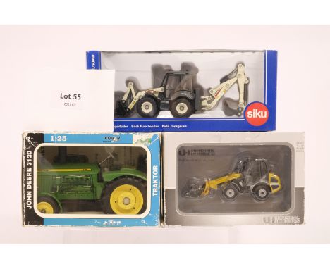 Manufacturer  - Assorted | Description - 3 Assorted Boxed Tractor &amp; Digger Models | Stock Code - N/A | Notes - | Scale - 