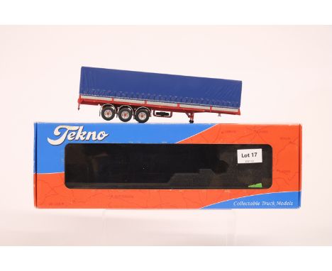 Manufacturer  - Tekno | Description - Classic tilt semitrailer  - Tekno Basics | Stock Code - 63822 | Notes - | Scale - 1:50 