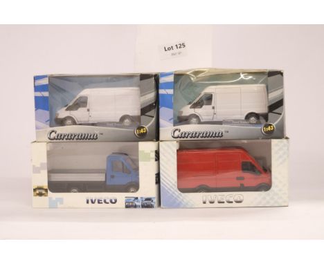 Manufacturer  - N/A | Description - 4 Assorted Boxed Van Models | Stock Code - N/A | Notes - | Scale - 1:43 | Certificate - N