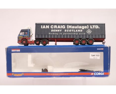 Manufacturer  - Corgi | Description - Volvo FM Curtainside - Ian Craig (Haulage) Ltd | Stock Code - CC13512 | Notes - | Scale