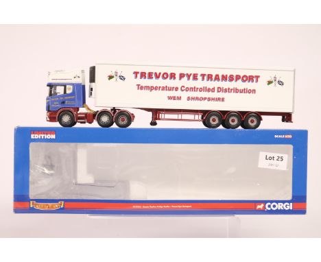 Manufacturer  - Corgi | Description - Scania Topline Fridge Trailer - Trevor Pye Transport | Stock Code - CC12922 | Notes - |