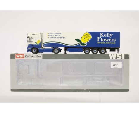 Manufacturer  - WSI | Description - DAF XF 105 SSC 4x2 Reefer Trailer - Kelly Flowers | Stock Code - 9357 | Notes - None| Sca