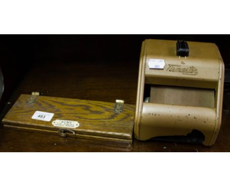 2 TIE PRESSES, TIEMASTER + ACME