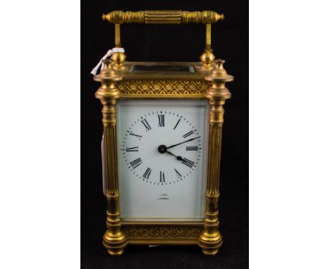 CLONMEL BRASS CARRIAGE CLOCK
