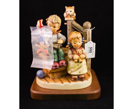 HUMMEL FIGURE "WONDER OF CHILDHOOD" IN ORIGINAL BOX