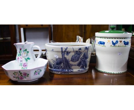 JUG + BOWL, PLANTER + BREAD CROCK